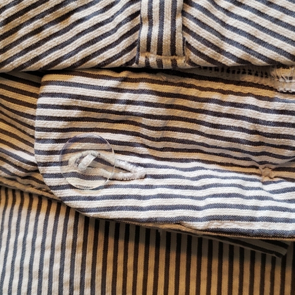 Ann Taylor Pin Stripe Shorts - Picture 4 of 5